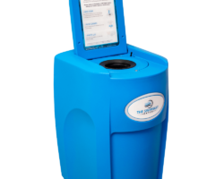 Swimsuit Dryer Wall Mounted - Azure Blue Side